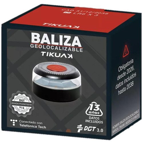 Baliza Emergencia V16 Geolocalizada Tikuak