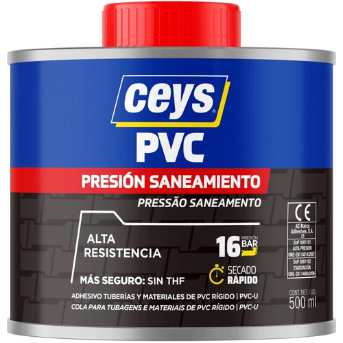 Pegamento PVC Presión-Saneamiento Ceys