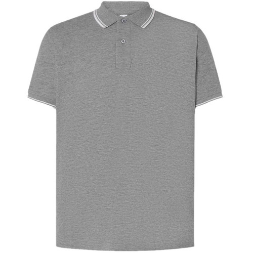 Polo Pora210 Gris-Blanco JHK