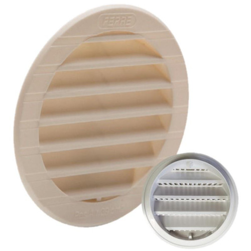 Rejilla Empotrable ABS Blanco Con Mosquitera