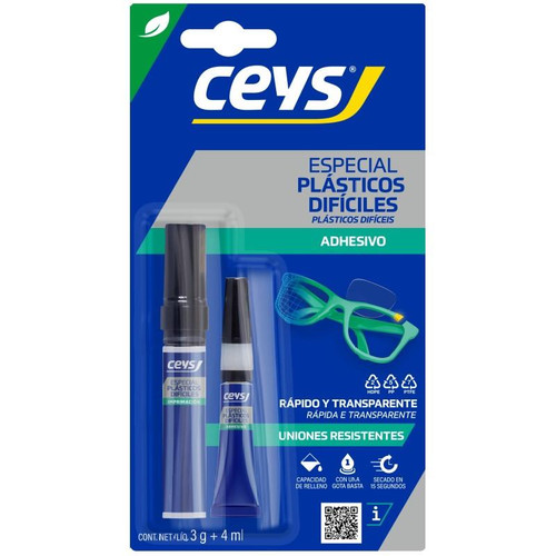 Adhesivo Pláticos Difíciles Ceys