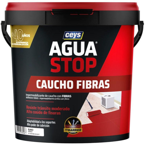 Aguastop Caucho Fibras Ceys 5KG