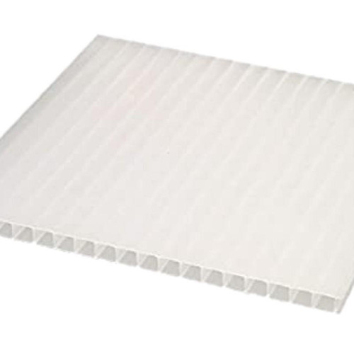 Placa Policarbonato Celular Plana 3 Metros Blanco Opal