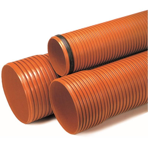 Tubo Sanecor Corrugado Teja SN8 3 Metros