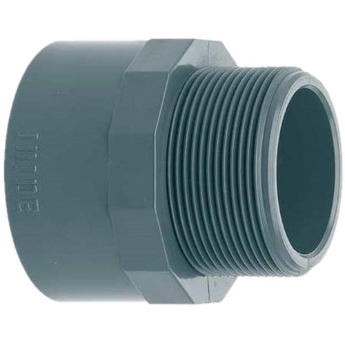 Terminal PVC Presión Rosca Macho