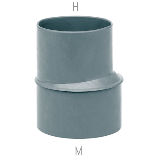 Ampliación PVC Excéntrica