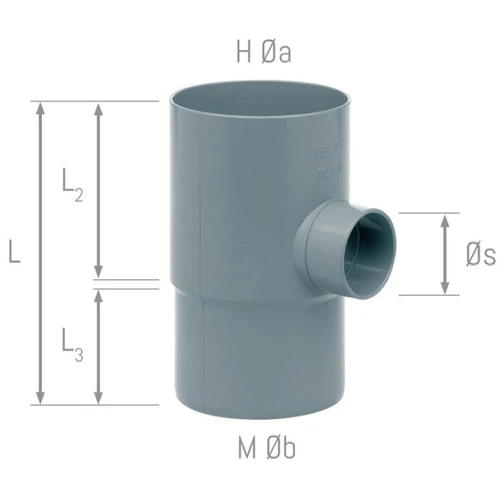Manguito Alargadera Macho-Hembra Con Salida 50