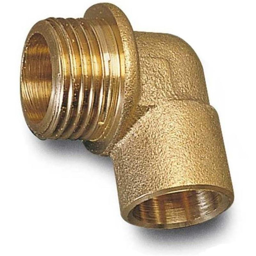 Codo Latón Soldar-Roscar Macho