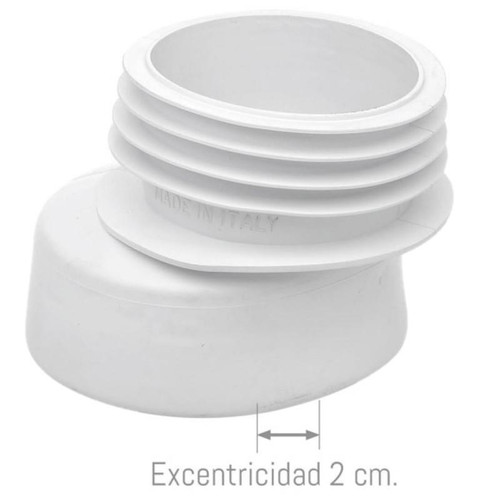 Manguetón Inodoro Elástico Excéntrico