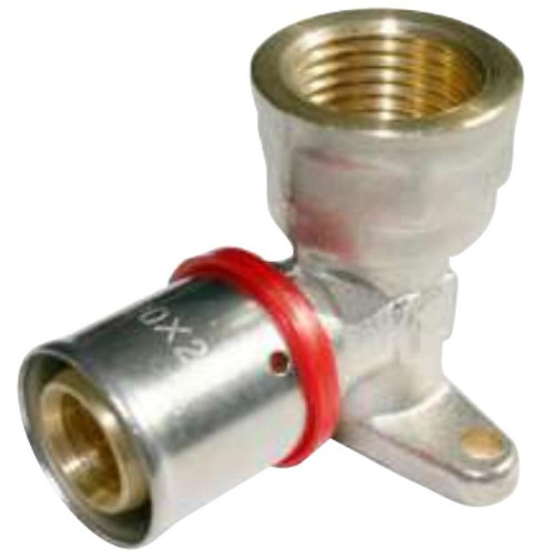 Codo Rosca Hembra Multicapa Con Soporte