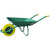 Carretilla Obra Verde Rueda Maciza 60L