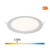 Downlight Led Empotrable 20W Cromo Ø20CM