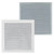 Rejilla Aluminio Blanco Con Mosquitera 0.8mm Cuadrada