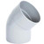 Codo PVC Macho-Hembra 45º