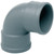 Codo PVC Hembra 90º