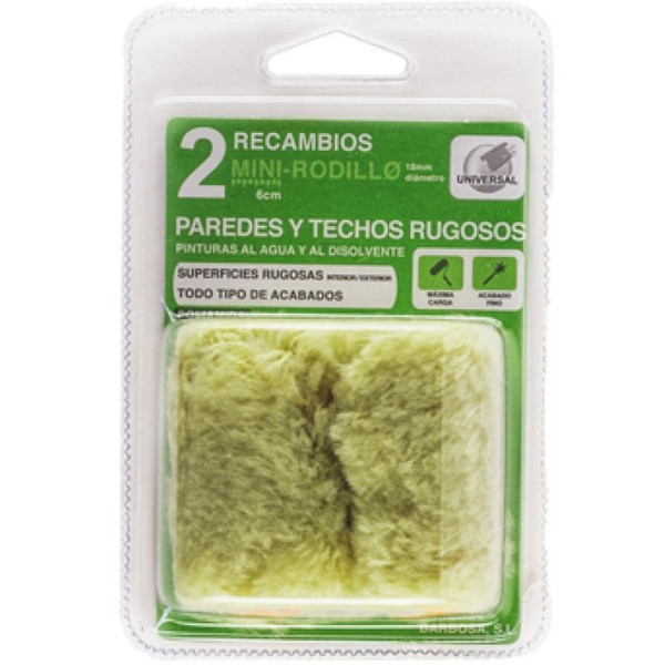 Recambios Mini Rodillo Paredes y Techos Rugosos