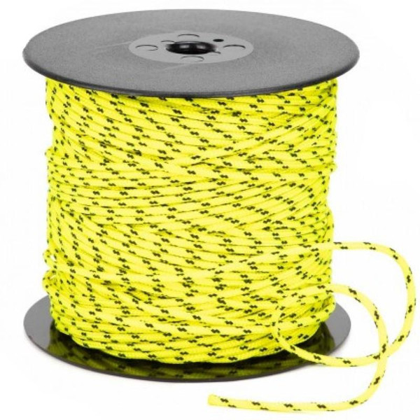 Rollo Cordelería Nylon Trenzada Amarillo