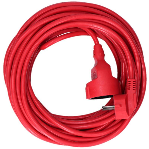 Prolongador Cable 3x1.5mm Rojo EDM