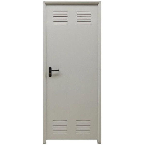 Puerta Chapa Derecha Con Rejilla Blanca