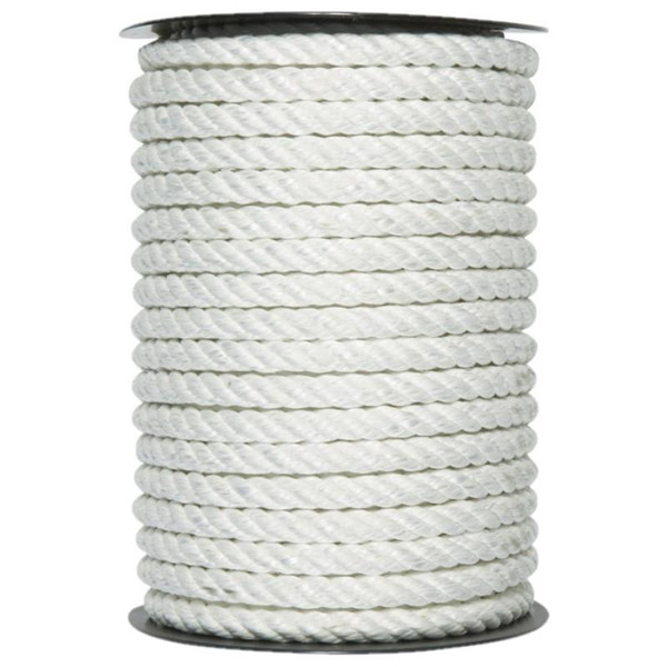 Rollo Cordelería Nylon Mate Blanco 25 Metros