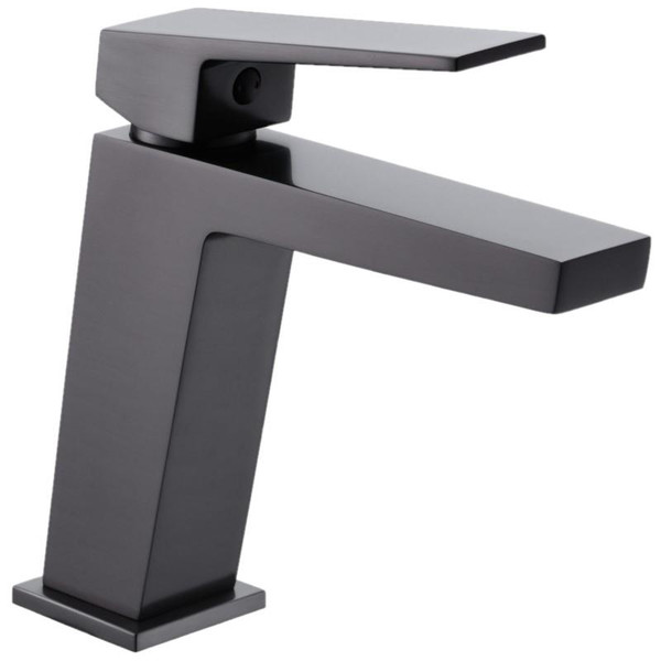 Monomando Lavabo Art Black Gun Metal Imex