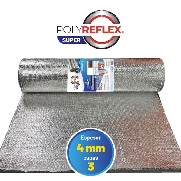 Rollo Polyreflex Super 4mm 3 Capas 1.20x15M