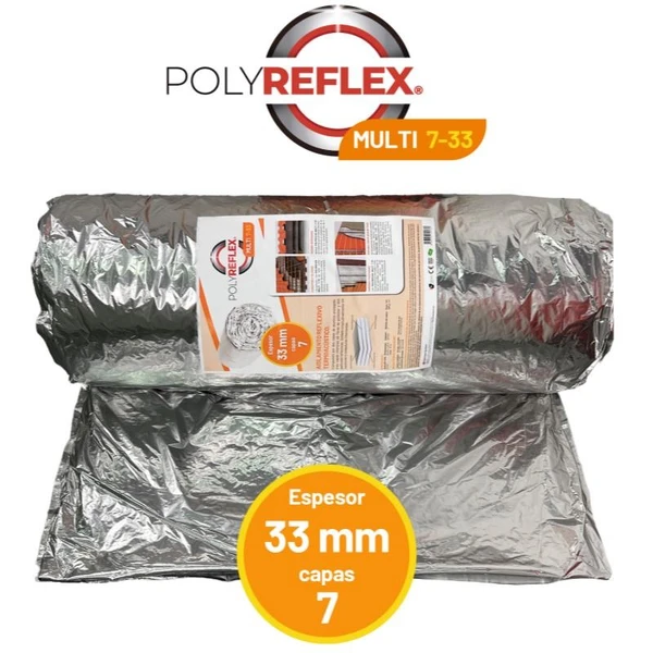 Rollo Polyreflex Multi 7-33 33mm 7 Capas 1.25x12M