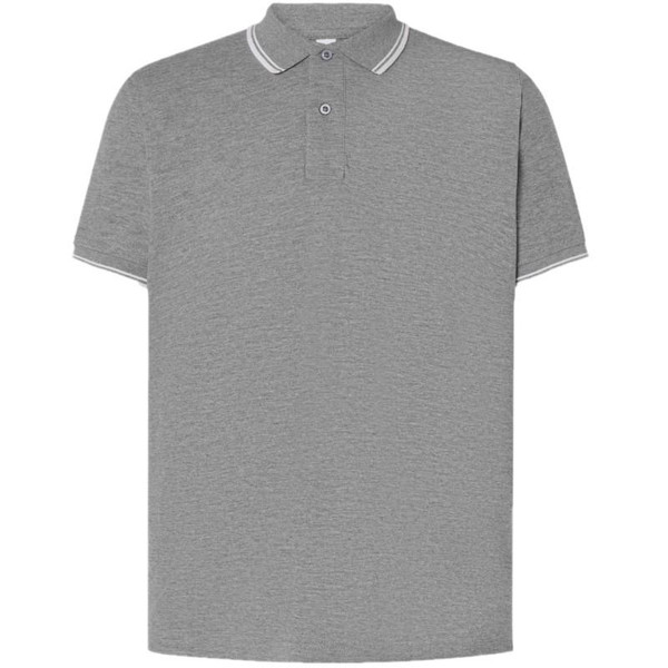 Polo Pora210 Gris-Blanco JHK