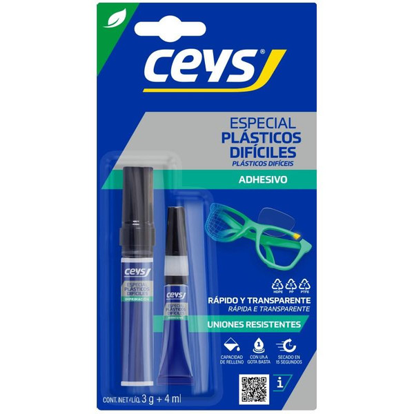 Adhesivo Pláticos Difíciles Ceys