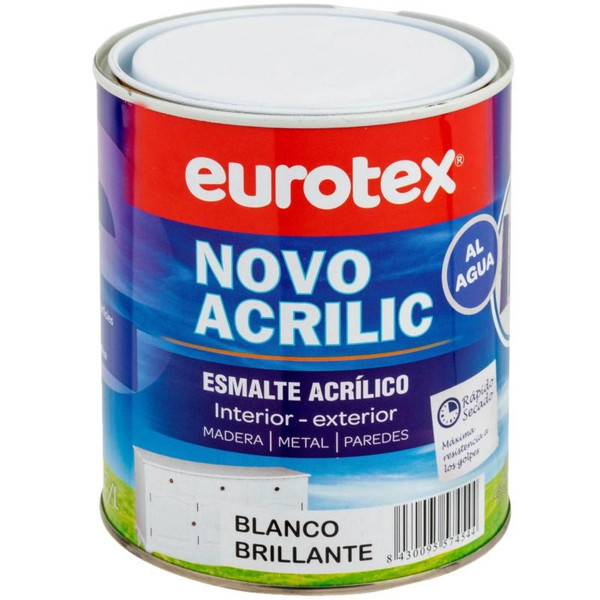 Esmalte Al Agua Novo Acrilic Brillante Eurotex