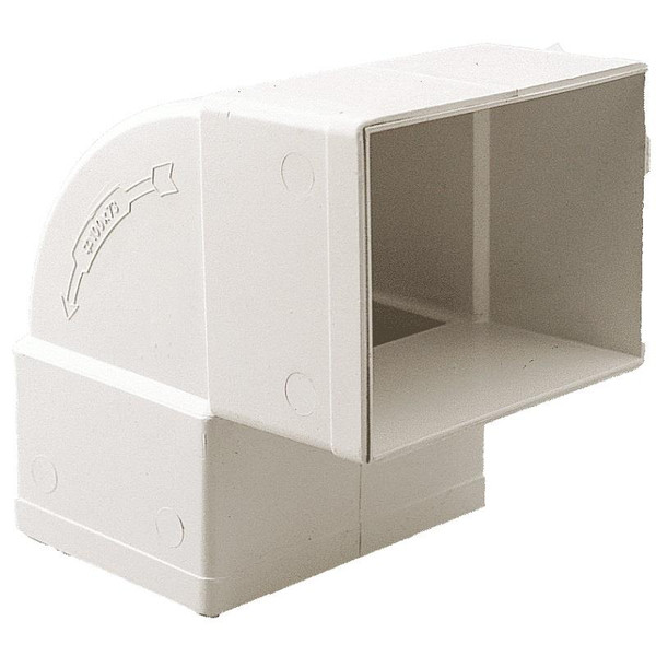 Codo Rectangular 87´3 Blanco