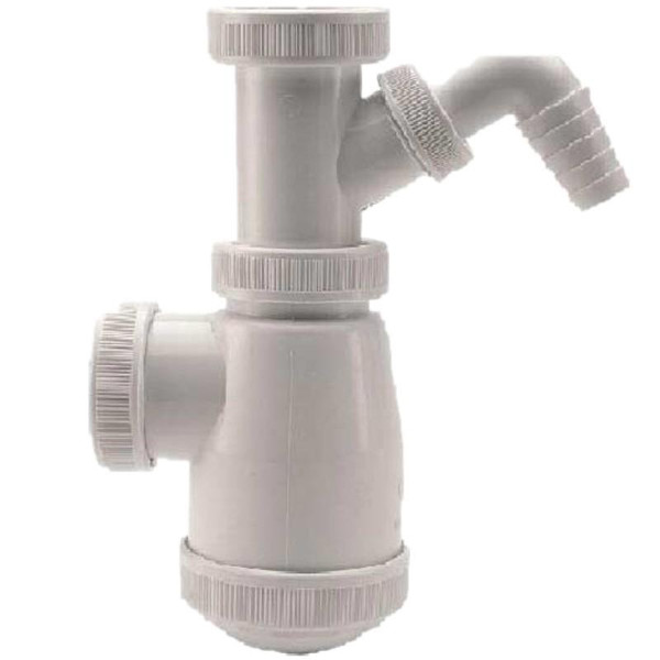 Sifón Botella Extensible S/Horizontal Toma Lavadora