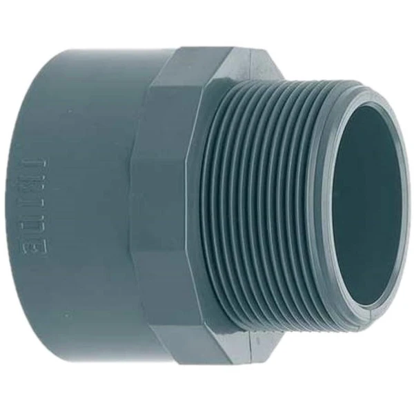 Terminal PVC Presión Rosca Macho