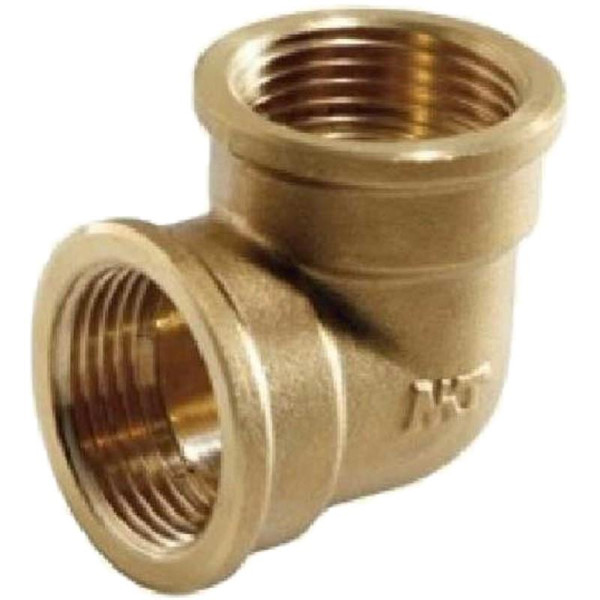 Codo Latón Hembra