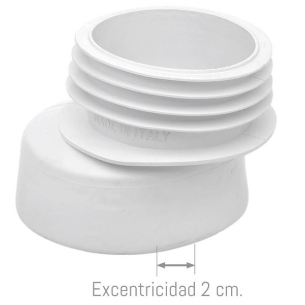 Manguetón Inodoro Elástico Excéntrico
