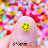 Mixed Kawaii Flowers Flat Back 10Pcs