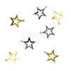 Star Charms (Flat, Hollowed) 10Pcs