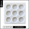 9 Cavity Round Pendant/Key Tag Mold