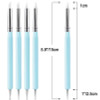 Double Head Silicone Brush Clay Dotting Tool