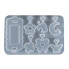 Keychain Silicone Resin Mold 7-Cavity