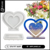 Double Heart Photo Frame Ornament Resin Mold