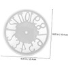 Arabic Numerals Clock Mold 15cm