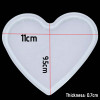 Heart Coaster Silicone Mould 11cm