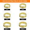 Grooved Ring Blank - Gold