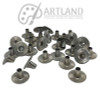 Metal Candle Wick Bases, Sustainers 25Pcs