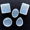 5Pcs Silicone Resin Pendant Mold, Single or Set