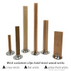 Metal Sustainer Tabs for Wooden Wicks 5Pcs