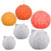 Rose Flower Ball 3D Candle Mold