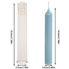 Stripped Pillar Acrylic Candle Mold