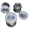 Clear Plastic Jar with Lid 42ml